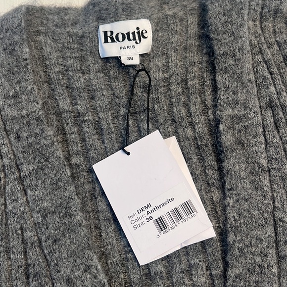NWT Rouje Demi Cardigan and Sadie Top set - Anthracite - Picture 6 of 12